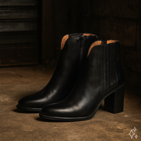 ROMANE Noir, Bottines Maroli