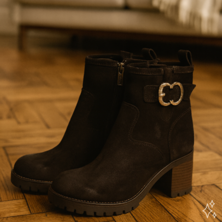 JUMEL Marron, Bottines Minka