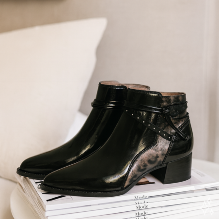 BANKS Verni Noir, Bottines Fugitive