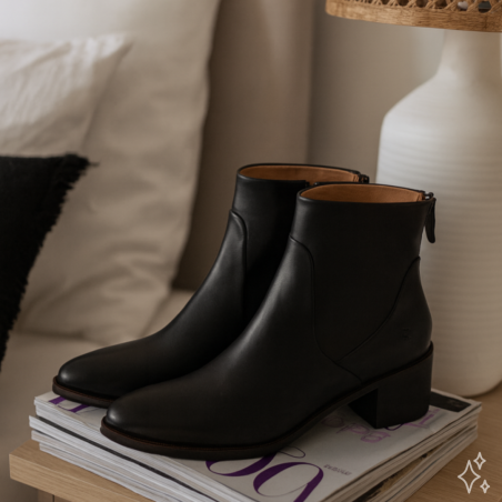 TAXUS Noir, Bottines Mam'zelle