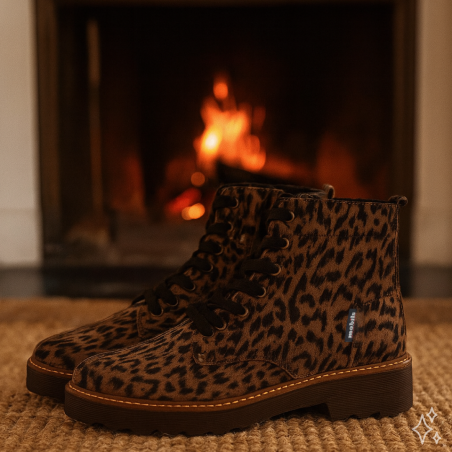 ODALIA N Léopard, Boots Mephisto