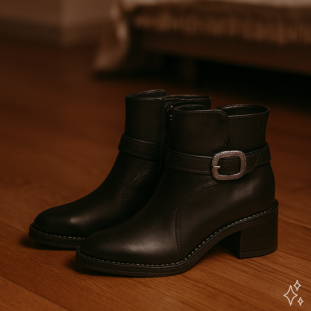 25304 Noir, Bottines Tamaris