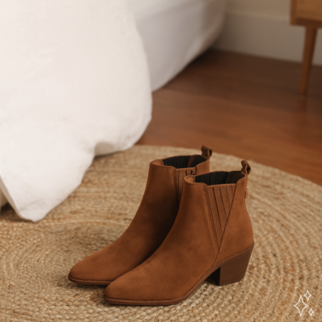 CLEO Camel, Santiags  Maison Toufet