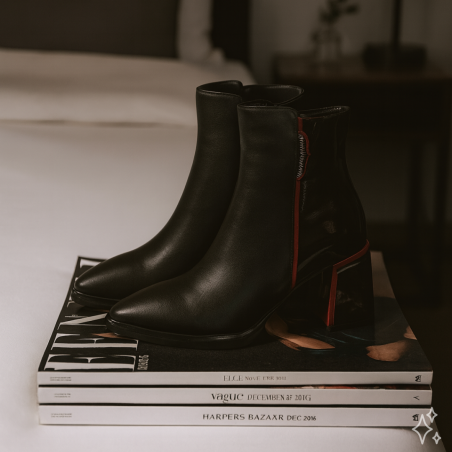 VAMAL Noir, Bottines Métamorf'Ose
