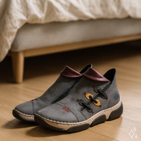 45983 Bleu Gris, Bottillons Rieker