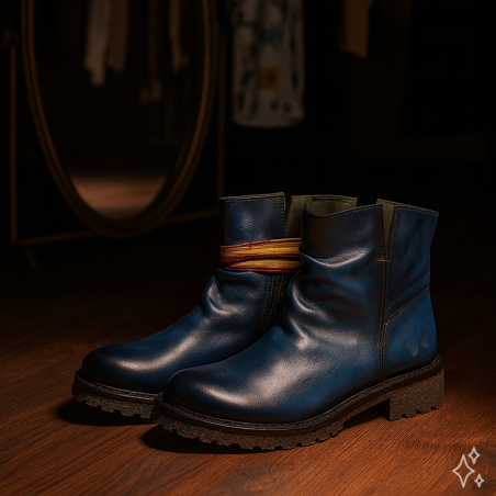 E013 Bleu, Bottines Felmini