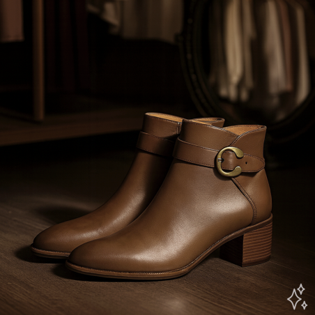 TIRIBA Taupe, Bottines Mam'zelle