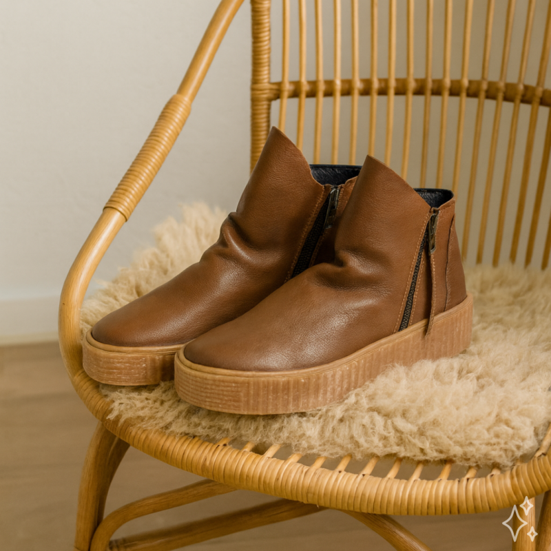 411 Marron, Bottines Follia Dolce