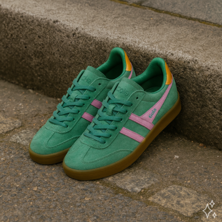 VIPER W Vert Rose, Sneakers basses Gola