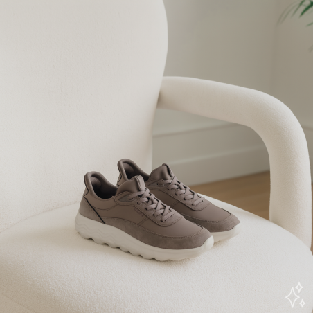 D SPHERICA PLUS B Taupe, Slip-On Geox