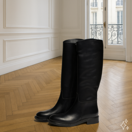 PZ2501 Noir, Bottes Metisse