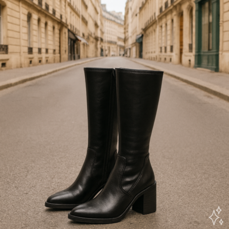 ELETTRA 04 Noir, Bottes Regarde le Ciel