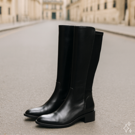 TESSY 05 Noir, Bottes Regarde le Ciel