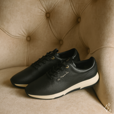 JAZZRUN Noir, Baskets running TBS