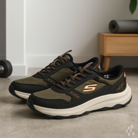 RIDGE OAK Kaki, Slip-On Skechers