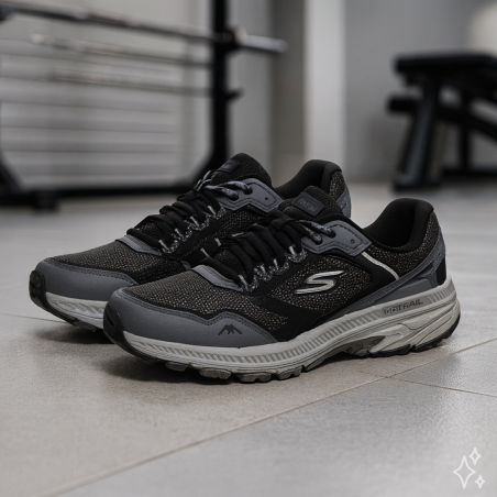 GO RUN TRAIL ALTITUDE 2.0 Noir Gris, Baskets running Skechers