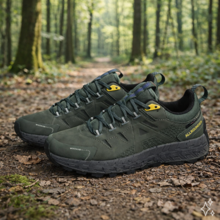 X TIRE TEX Kaki, Baskets running Mephisto