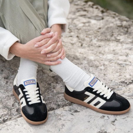 CLOUD NAPPA Noir, Sneakers basses Back 70