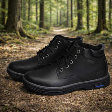 SEGMENT 2.0 BROGDEN Noir, Boots Skechers