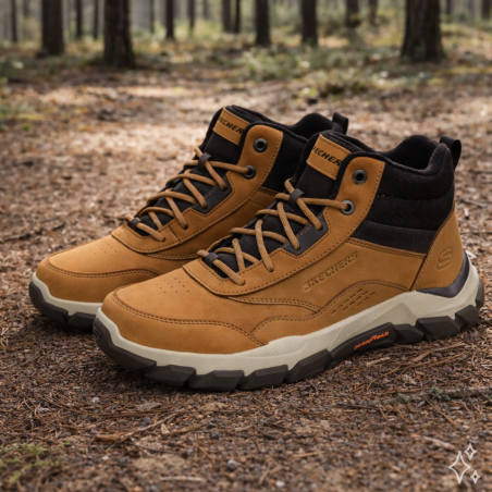 SANTORO HOPKINS Camel, Boots Skechers