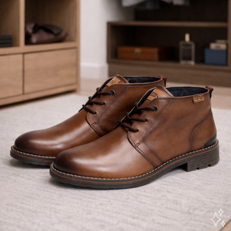 YORK 8027 Camel, Boots Pikolinos