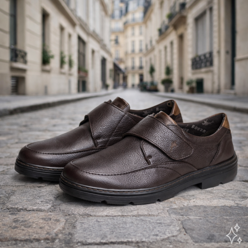 MONTY F1381 Café, Mocassins Fluchos