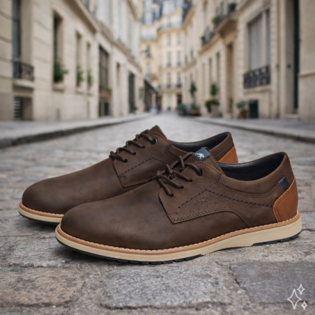 TAYLOR F2091 Marron, Derbies Fluchos