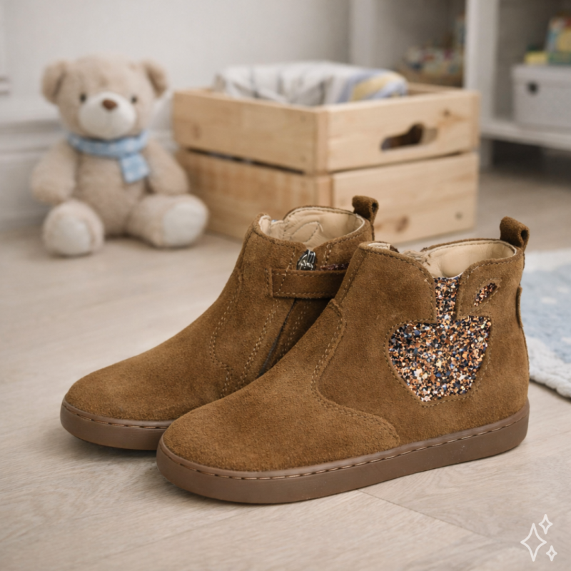 PLAY NEW APPLE Camel, Chelsea boots Shoopom