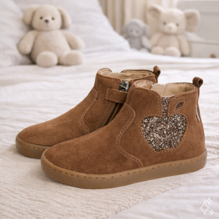 PLAY NEW APPLE Cognac, Chelsea boots Shoopom