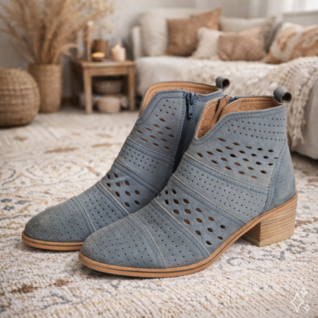 NELLY 5391 Bleu, Bottines Alpe