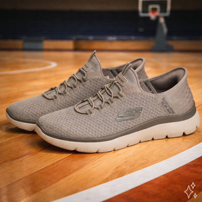 SUMMITS HIGH RANGE Taupe, Slip-On Skechers