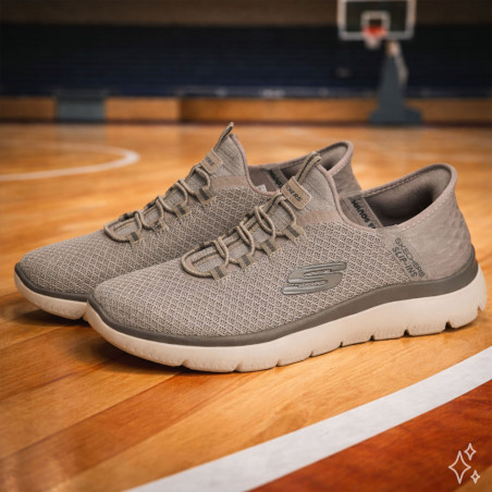 SUMMITS HIGH RANGE Taupe, Slip-On Skechers