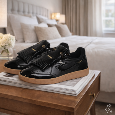 SHEFFIELD GOLF W Noir Noir, Sneakers basses Schmoove