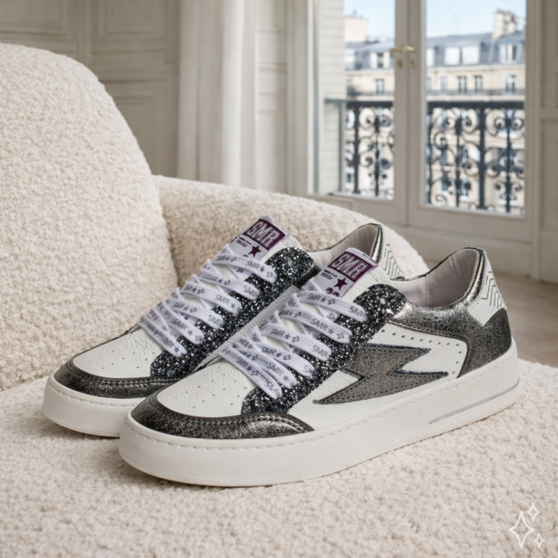 NOUBAR Blanc Gris, Baskets Mode Semerdjian
