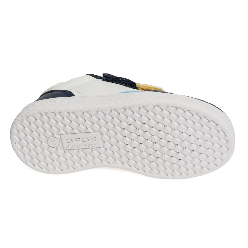 B ECLYPER A BOY Bleu Blanc, Chaussures à Scratch Geox