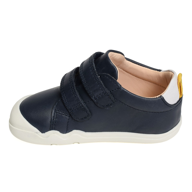 B STEPPIEUP BOY A Marine Jaune, Chaussures à Scratch Geox