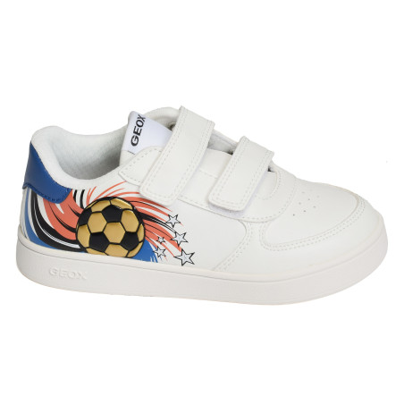 J ECLYPER BOY D Blanc Bleu, Sneakers basses Geox