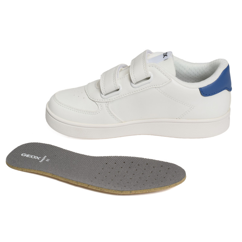 J ECLYPER BOY D Blanc Bleu, Sneakers basses Geox