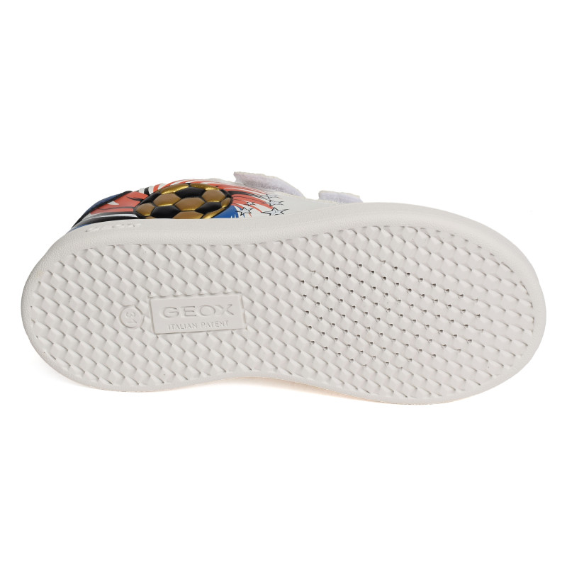 J ECLYPER BOY D Blanc Bleu, Sneakers basses Geox