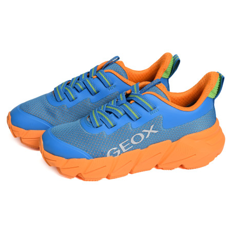 J FLEXYPER FAST A Bleu Orange, Baskets running Geox