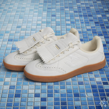 SHEFFIELD GOLF W Blanc Blanc, Sneakers basses Schmoove