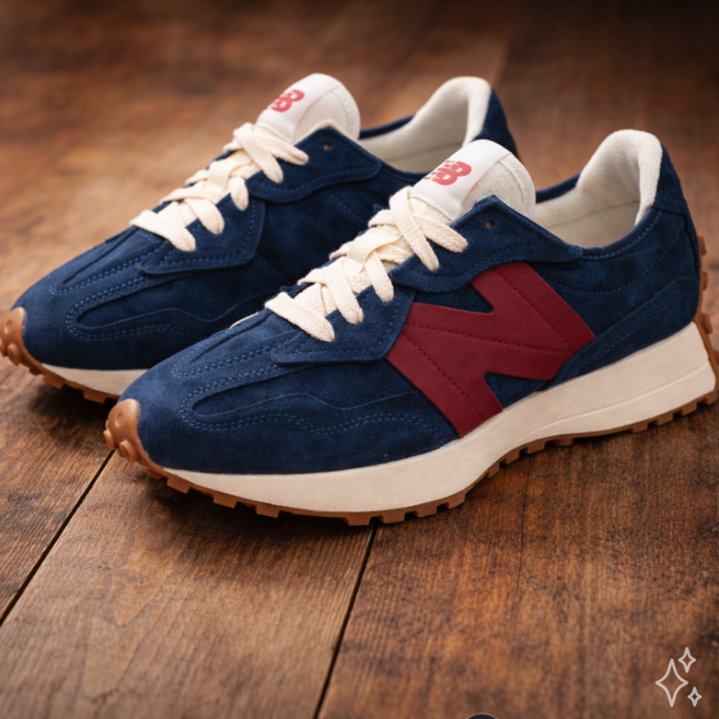 U327 Marine Bordeaux, Baskets running New Balance
