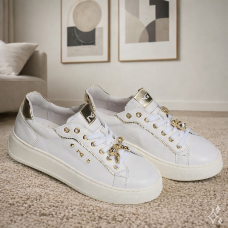 09975 Blanc, Sneakers basses NeroGiardini