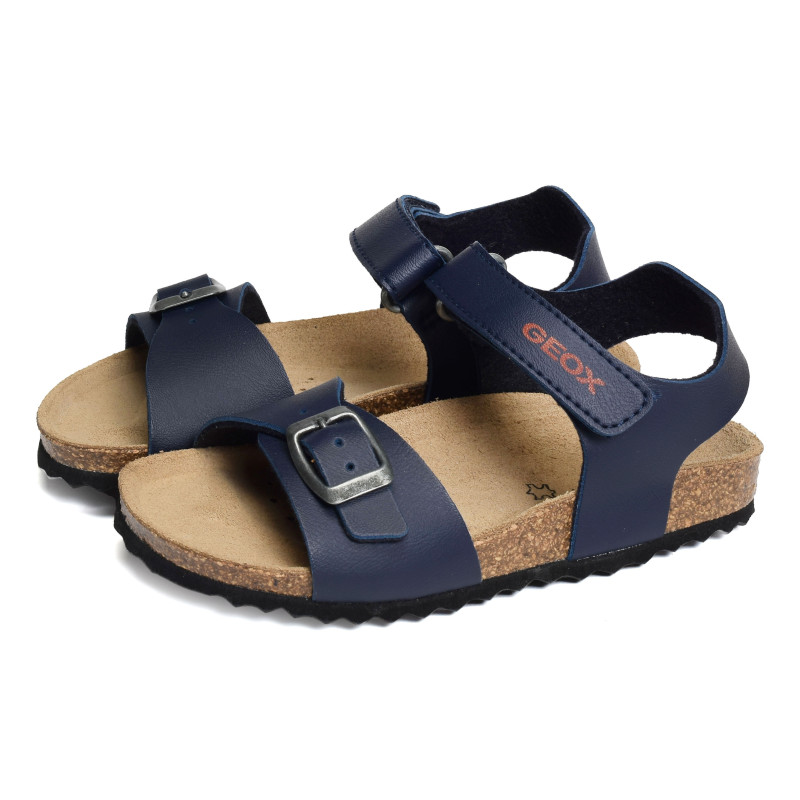 J GHITA BB Bleu, Sandales plates & Nu-Pieds Geox