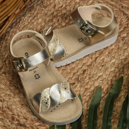 J S COSTAREI GE Platine, Sandales plates & Nu-Pieds Geox