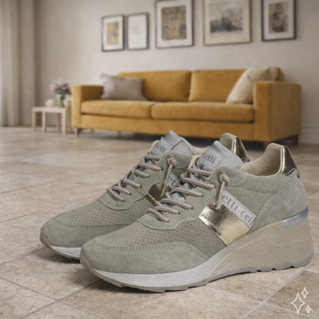 C1149 Vert Eau, Sneakers basses Cetti