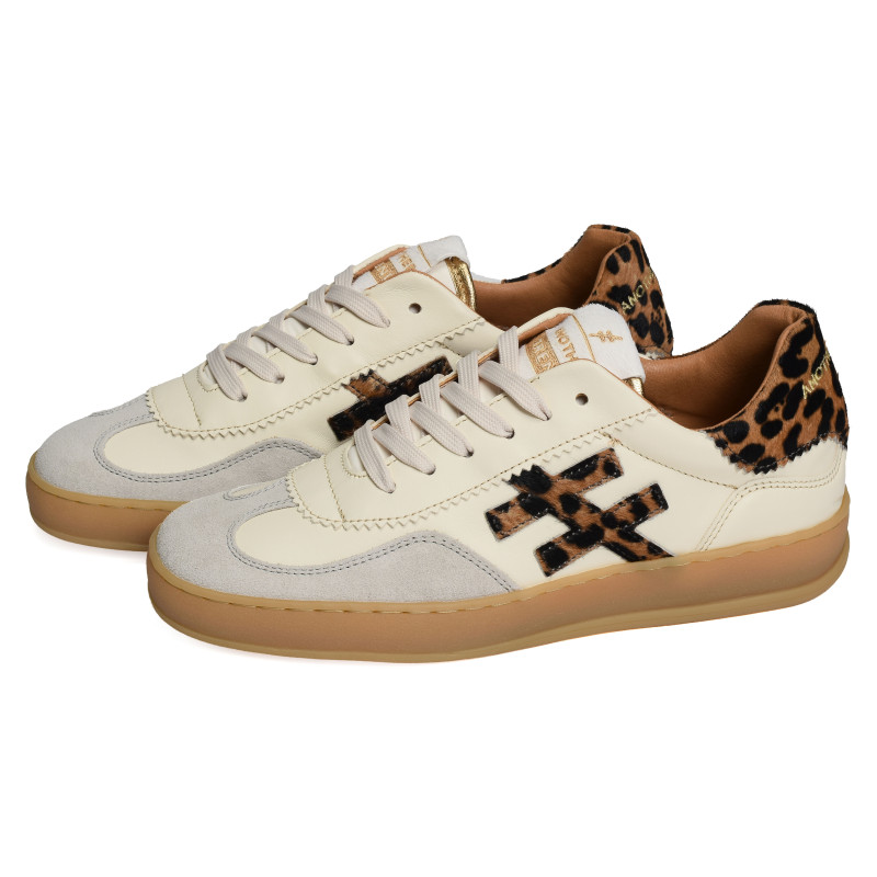 ICONIC 2 A032 Beige Léopard, Sneakers basses Another Trend