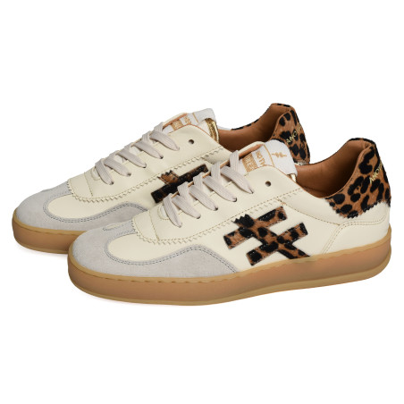 ICONIC 2 A032 Beige Léopard, Sneakers basses Another Trend