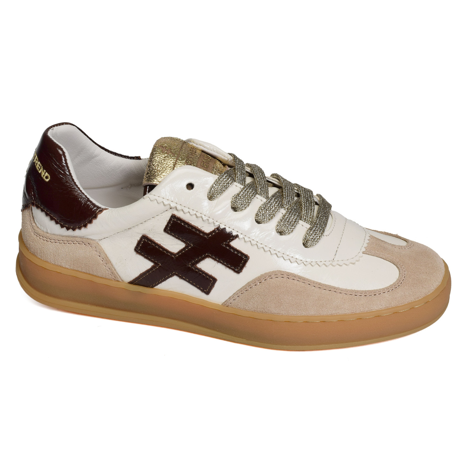 ICONIC 2 A032 Blanc Marron, Baskets Mode Another Trend