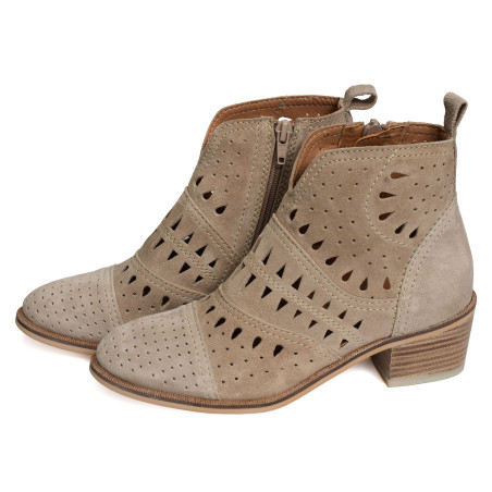 NELLY 5433 Beige, Bottines Alpe